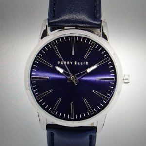 Men's Perry Ellis Portfolio Blue Watch NWT